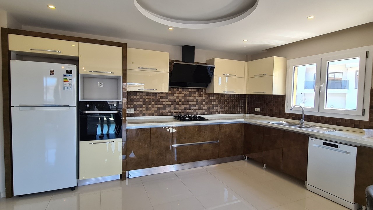 Spacious 3+1 Sea-View Apartment for Sale in Secure, Poolside Complex