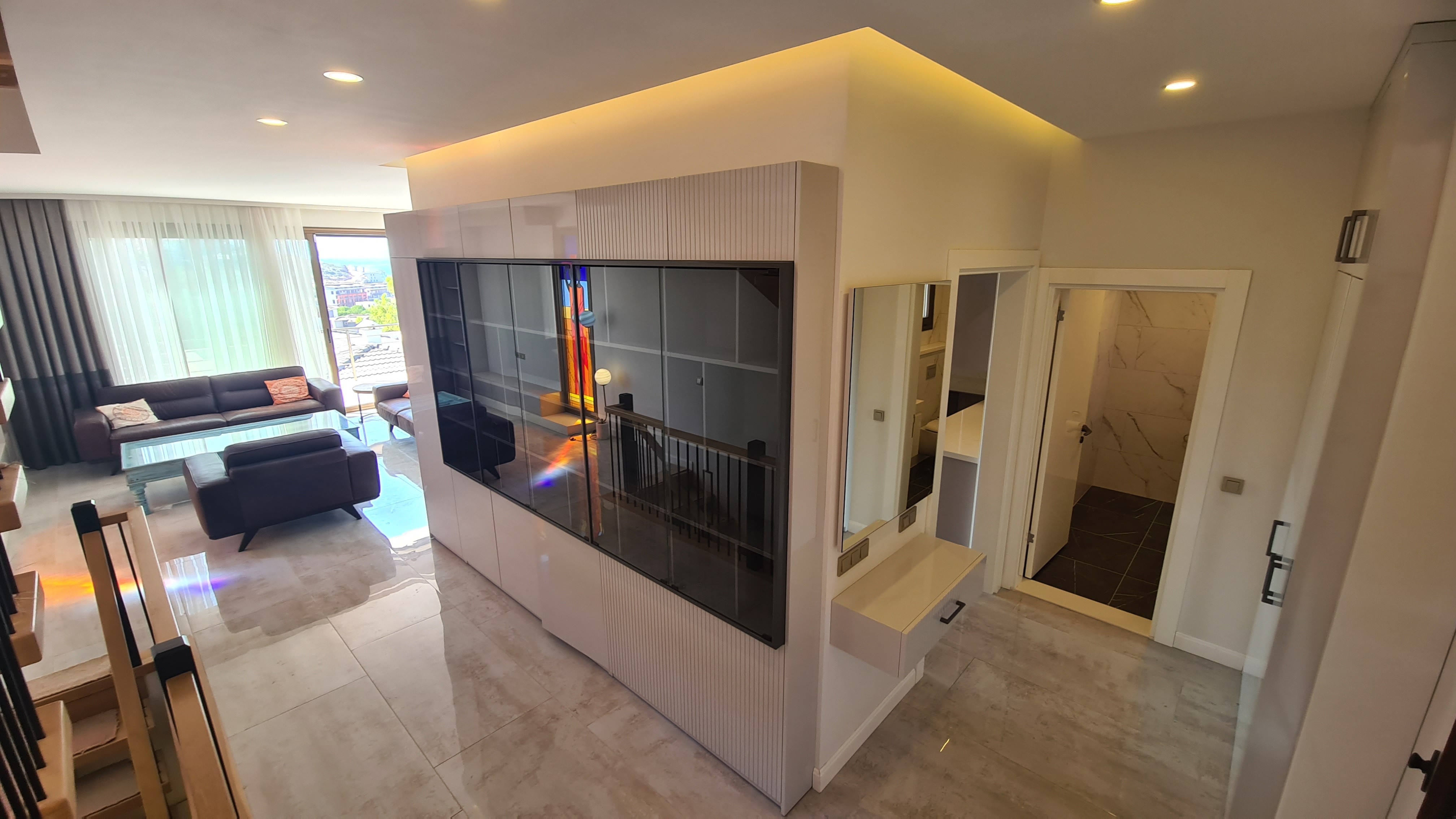 For Sale: Unique Sea-View Fully Furnished Triplex Villa, Just 500 Meters from the Beach