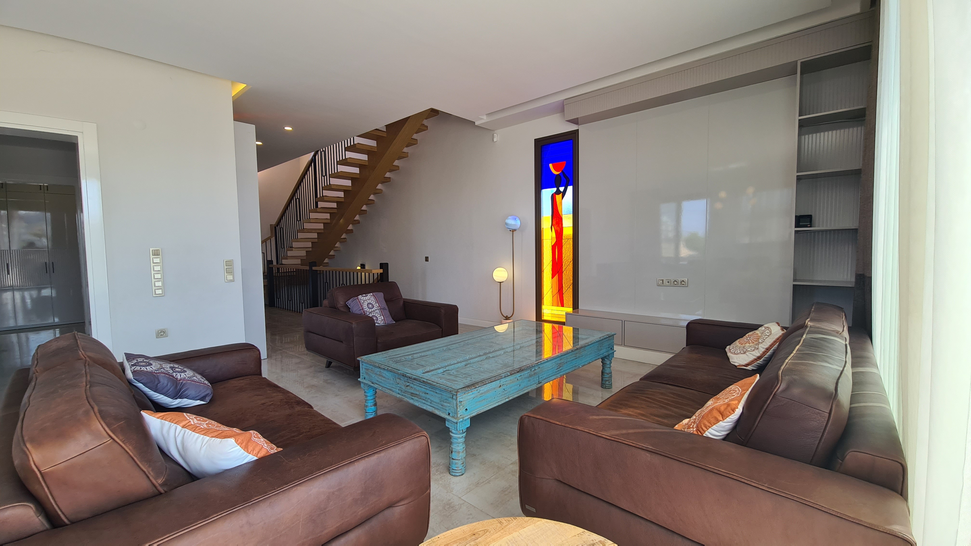 For Sale: Unique Sea-View Fully Furnished Triplex Villa, Just 500 Meters from the Beach