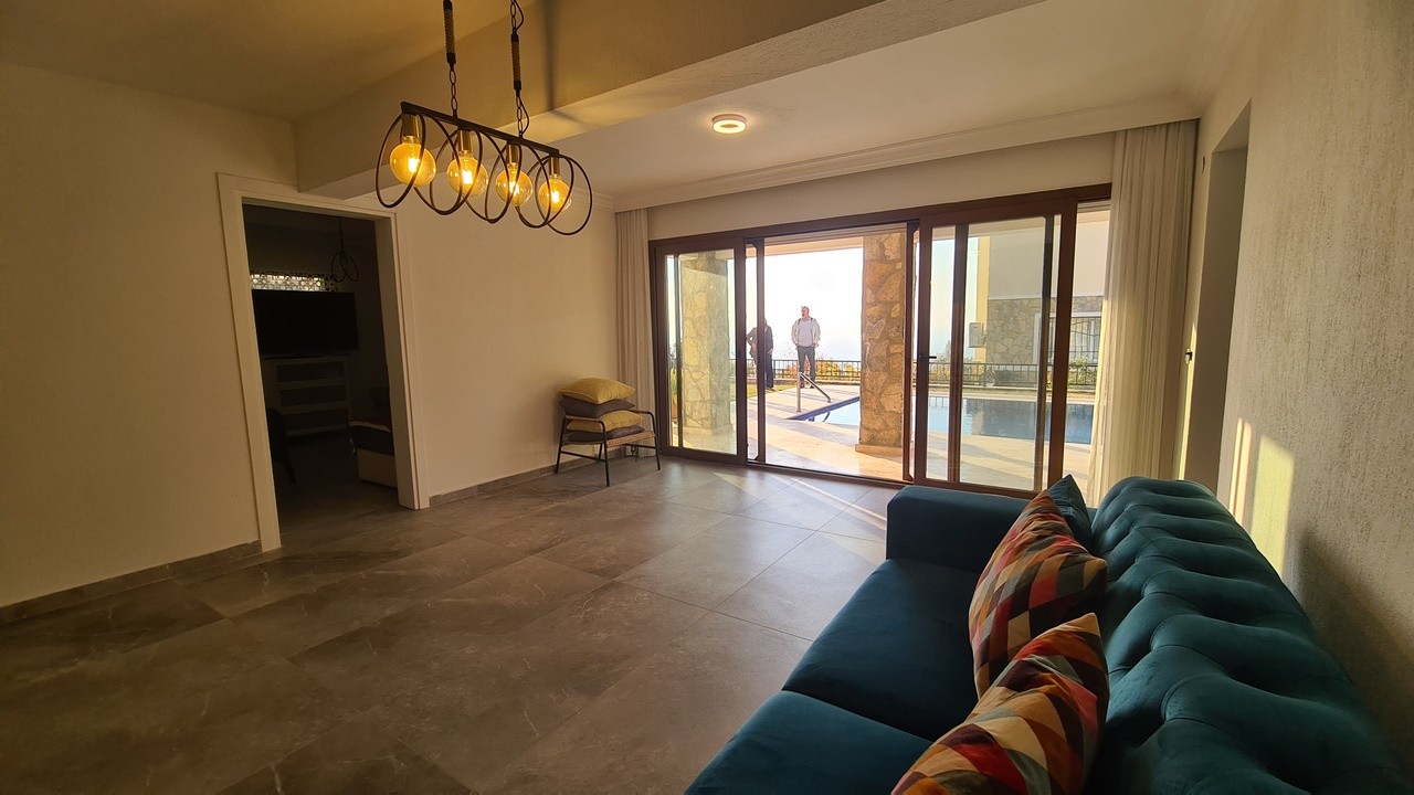 "Stunning 5-Bedroom Villa with Private Pool, Nature and Sea Views in Kuşadası Soğucak"