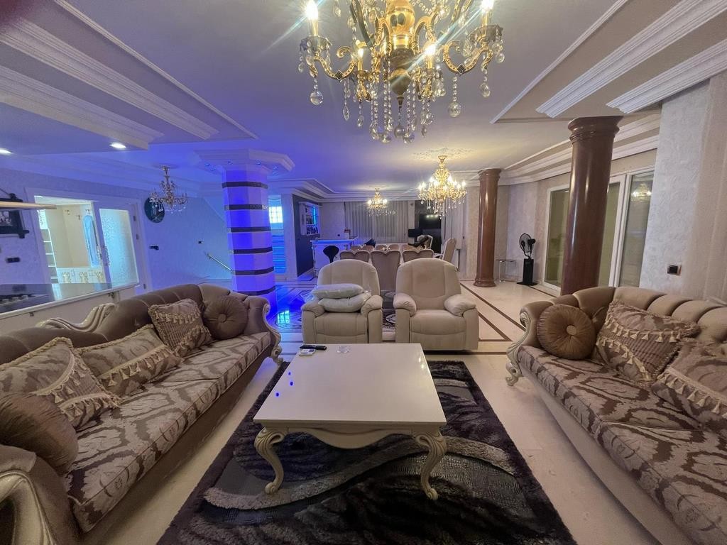 For Sale: Panoramic Sea View 7+1 Luxury Mansion with Olympic Pool, Spa & Private Gym in Soğucak, Kuşadası