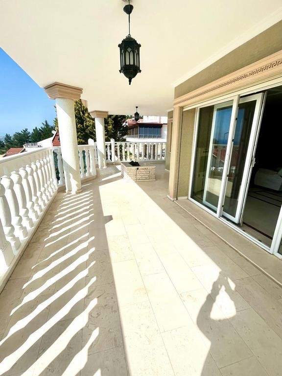 For Sale: Panoramic Sea View 7+1 Luxury Mansion with Olympic Pool, Spa & Private Gym in Soğucak, Kuşadası