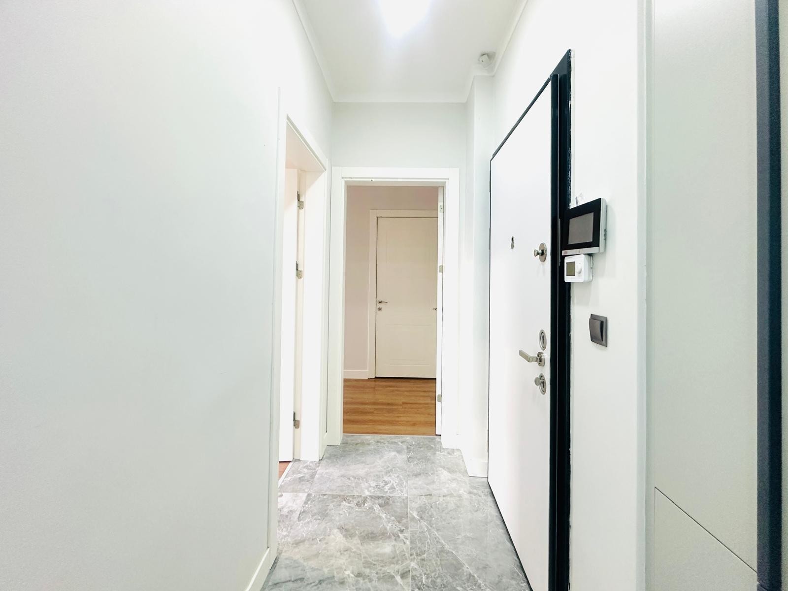 For sale: a two-room residence apartment with a full sea view in Kuşadası.