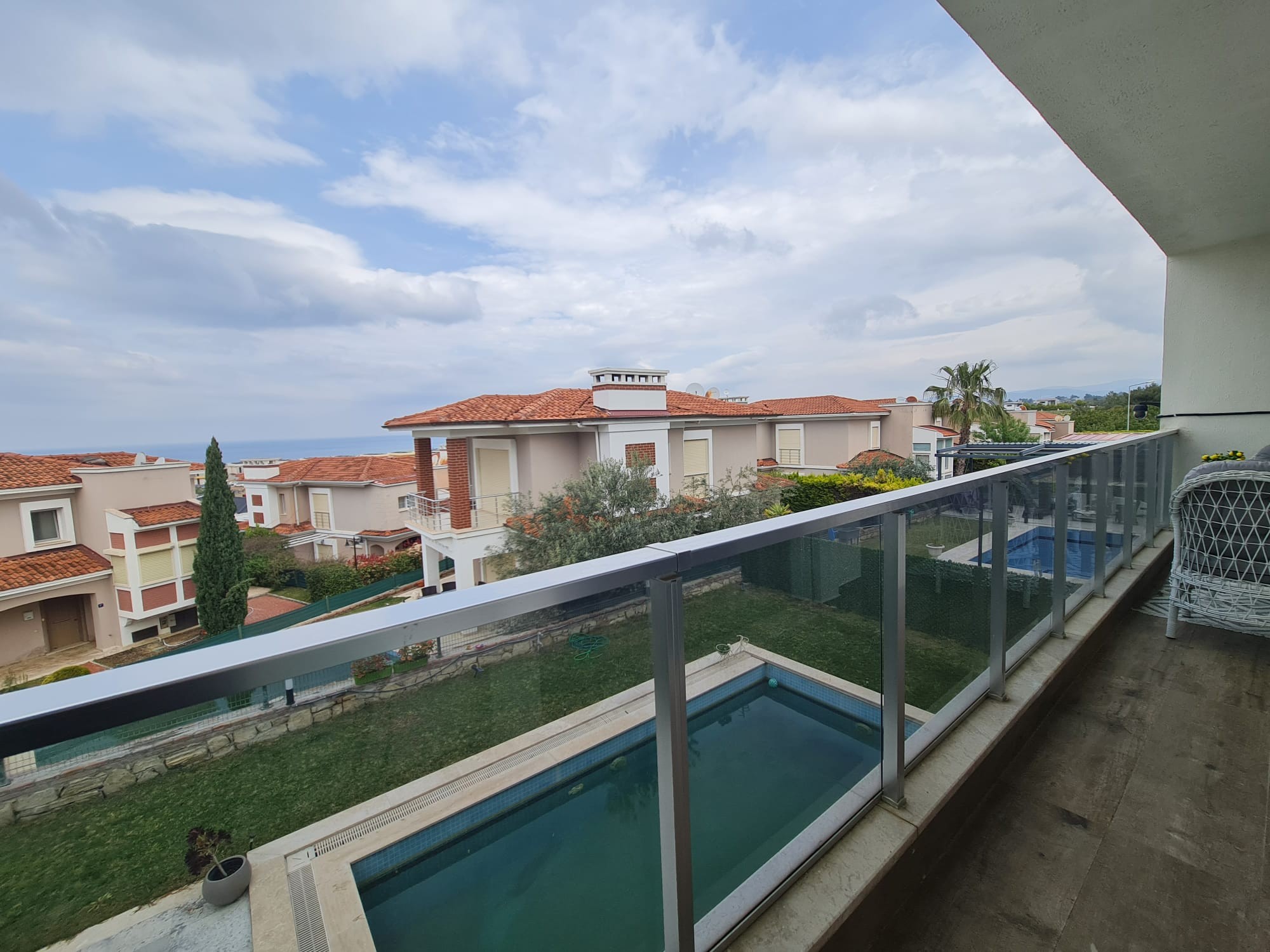 LUXURY 3+1 VILLA WITH SEA VIEWS, DETACHED, AND PRIVATE POOL