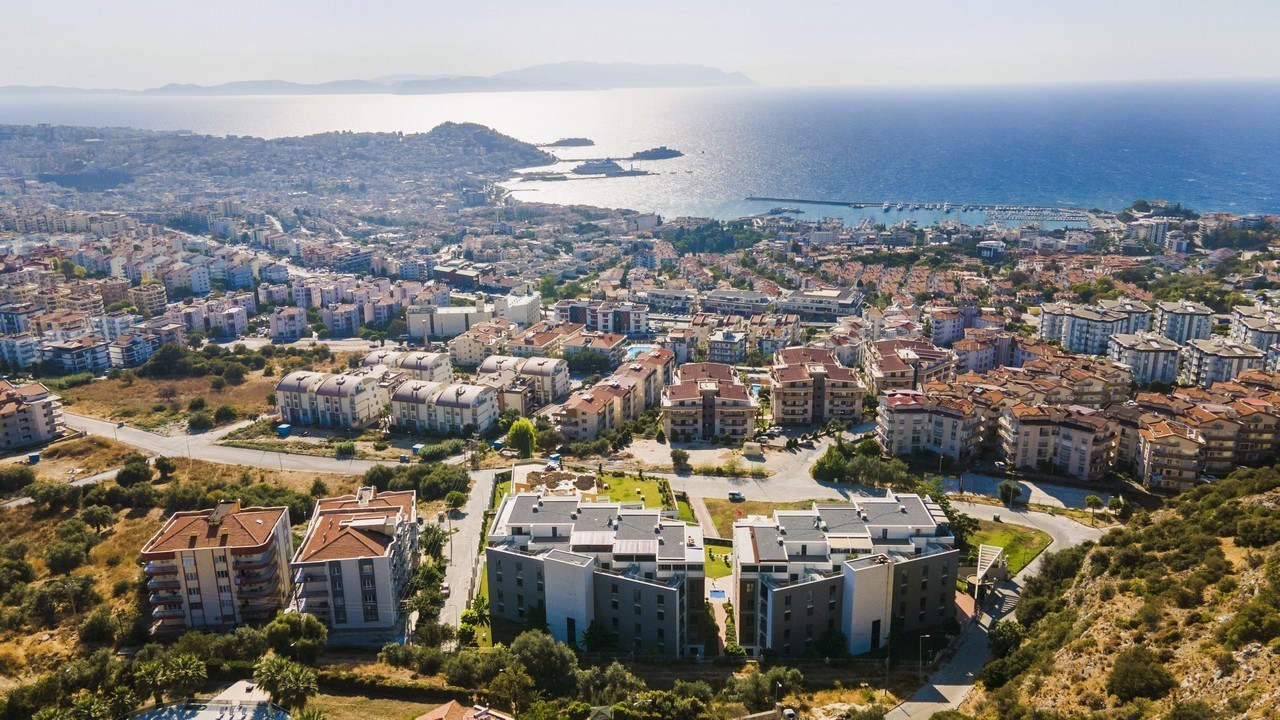3+1 APARTMENT FOR SALE WITH SEA VIEW IN EGE DISTRICT, KUŞADASI