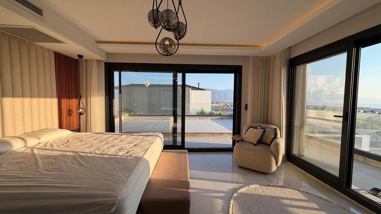 Exclusive Contemporary Villa with Panoramic Sea Views in Soğucak, Kuşadası