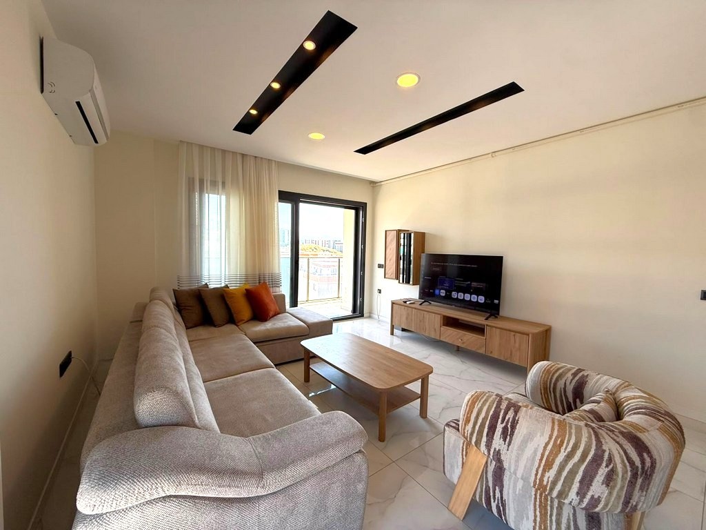 NEW 2+1 APARTMENT WITH SEA VIEW IN DEĞİRMENDERE, KUŞADASI